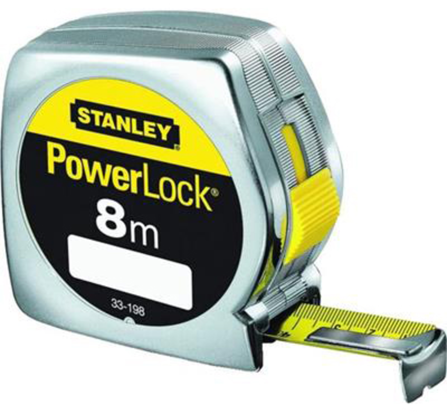 Stanley - Powerlock ABS - Rolbandmaat - 8m