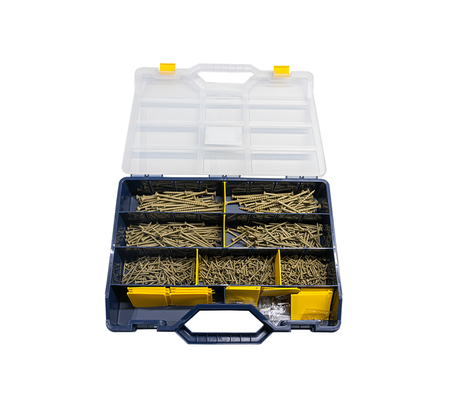 Woodies- Ultimate Shield Outdoor - Assortimentskoffer - 800-delig