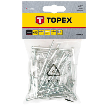 Topex - Popnagels - 4,0 x 18mm (50 stuks)