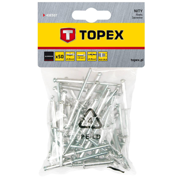 Topex - Popnagels - 4,8 x 18mm (50 stuks)