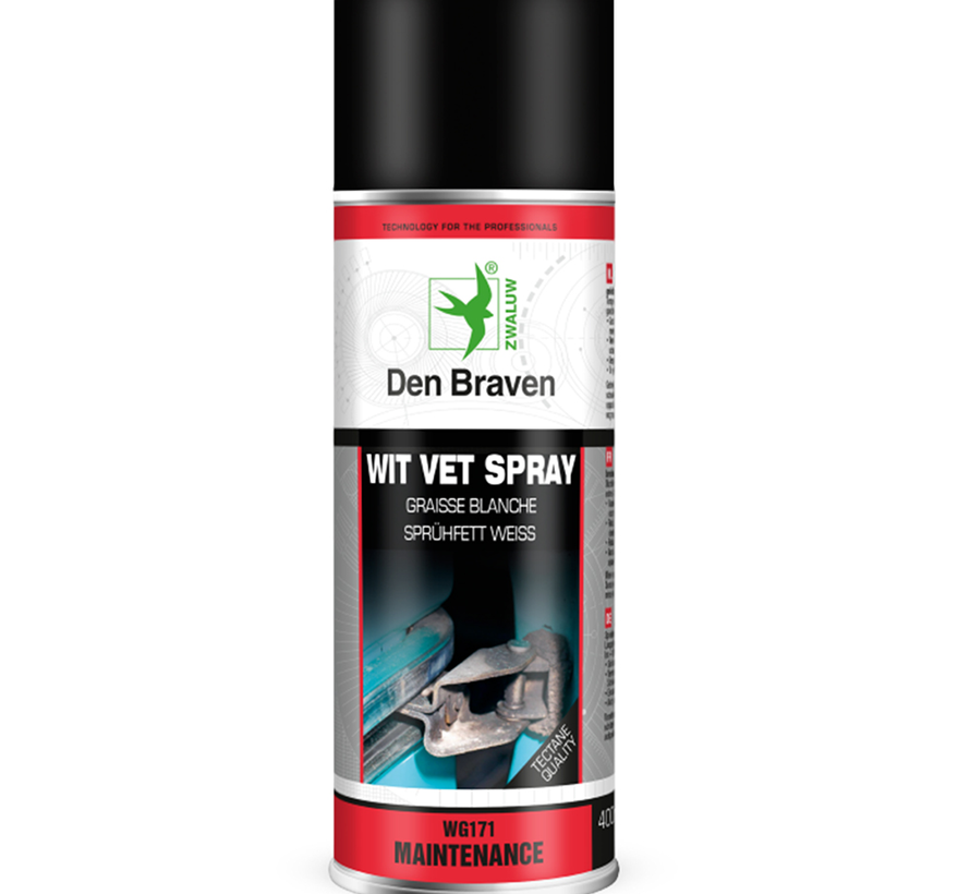 Zwaluw - Wit Vet Spray - 400ml