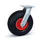 Zwenkwiel luchtband - Plastic velg - 260mm - 125kg