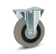 MESO Grijs Rubber bokwiel - 125mm - 180kg
