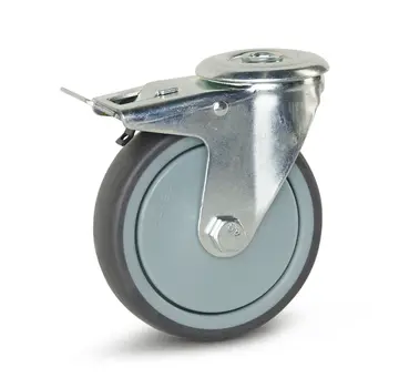 MESO Apparaten zwenkwiel geremd met centraal gat - 125mm - 100kg C