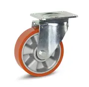 MESO PU zwaarlast zwenkwiel met topplaat - 160mm - 700kg