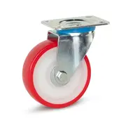 MESO PU zwenkwiel met topplaat - 125mm - 230kg