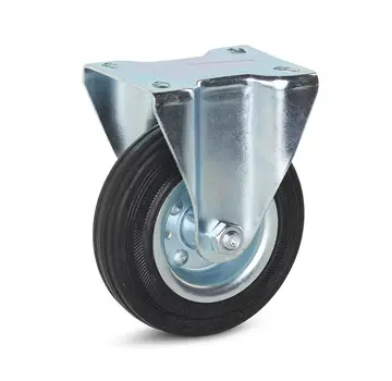 MESO Reukloos rubber bokwiel - 125mm - 90kg