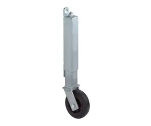 150 mm heavy duty doelwiel met veer en smeernippel, 200 kg draagkracht