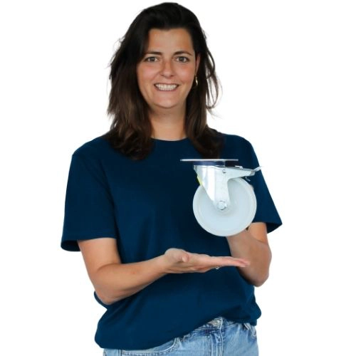 Roestvrij stalen zwenkwielen