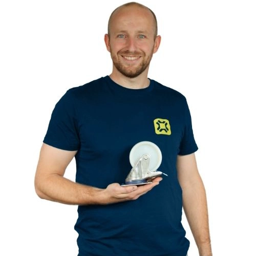 Zwenkwielen voor buiten