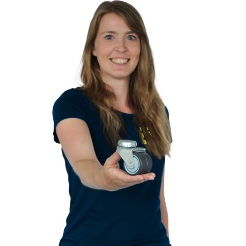 Dubbele meubelwielen