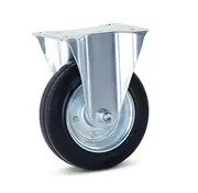 MESO Reukloos rubber bokwiel - 160mm - 200kg