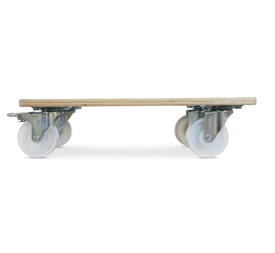 Meubelroller  2 x geremd - Nylon wiel - 575mm x 350mm - 400kg
