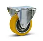 PU zwaarlast bokwiel - 100mm - 350kg