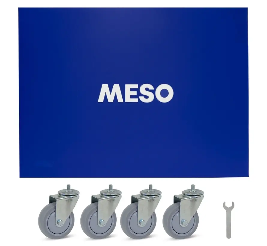 Meubelroller - Rubber wiel - 800mm x 600mm - 350kg