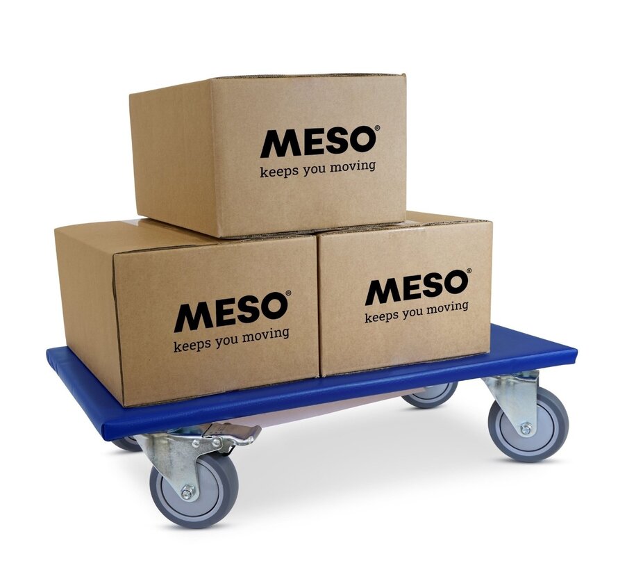 Meubelroller 2 x geremd - TPR wiel - 600mm x 350mm - 350kg