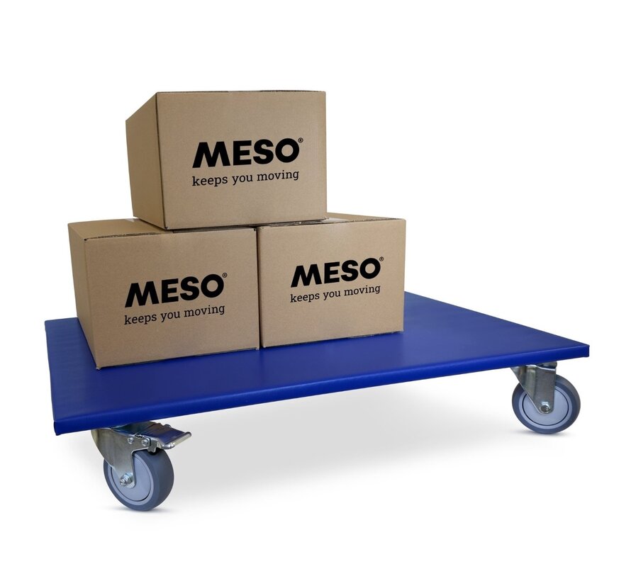 Meubelroller 2 x geremd - TPR wiel - 800mm x 600mm - 350kg