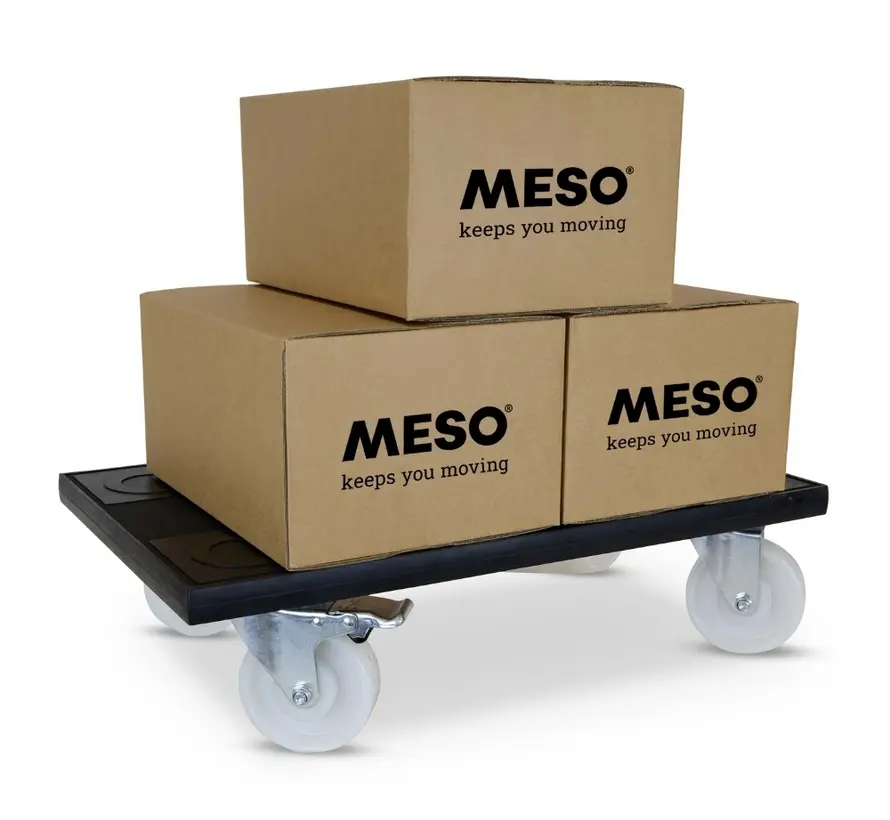 Meubelroller 2 x geremd - Nylon wiel - 580mm x 350mm - 400kg