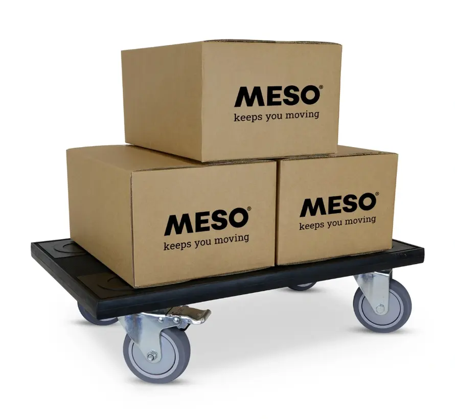 Meubelroller 2 x geremd - TPR wiel - 580mm x 350mm - 350kg