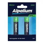 Oplaadbare batterij AAA - HR03 - 1,2V - 800mAh (2 stuks)
