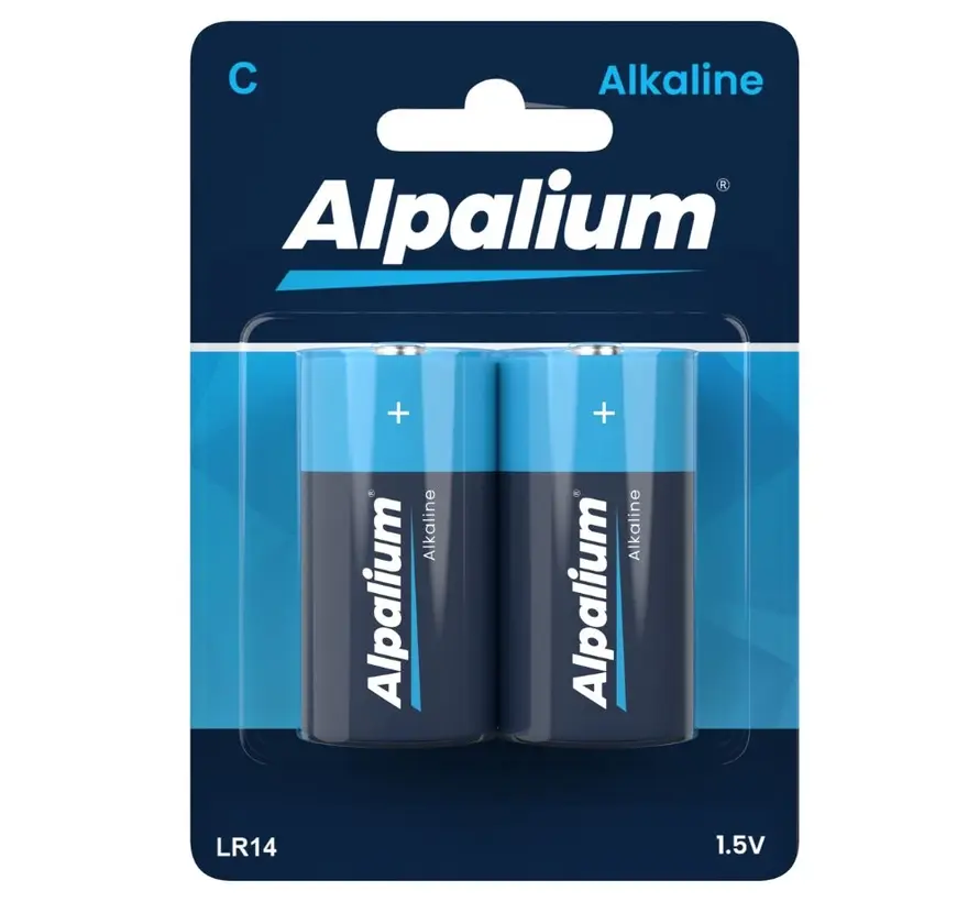 Alkaline batterij C - LR14 - 1,5V (2 stuks)