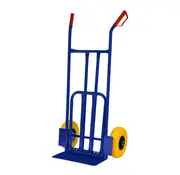 MESO Steekwagen blauw - incl. klep - Max 200 kg - Anti-Lek (PU) Geel/Zwart