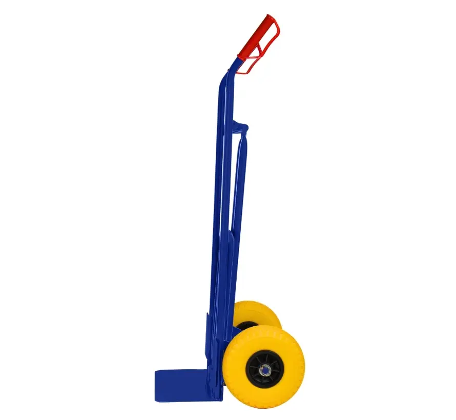 Steekwagen blauw - incl. klep - Max 200 kg - Anti-Lek (PU) Geel/Zwart