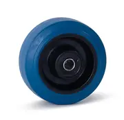 MESO Blauw elastisch rubber wiel - 80mm - 150kg - Phase out