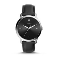 Black Leather Watch