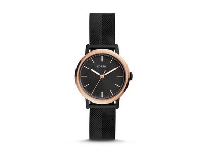 Fossil Black Stainless Steel Watch