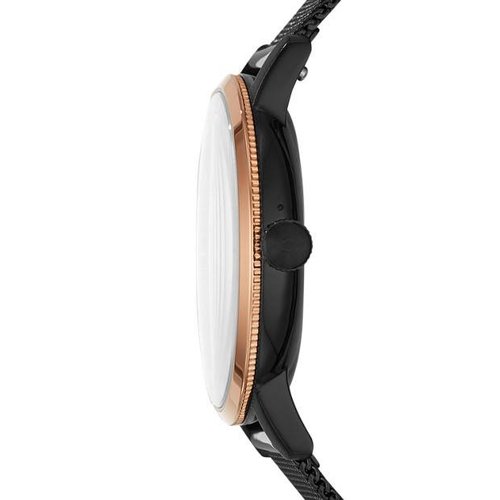Fossil Neely Three-Hand Black Stainless Steel Watch