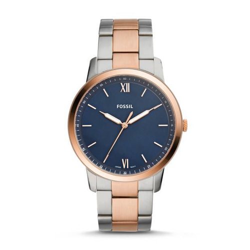 Fossil The Minimalist Carbon Series Two-Tone Stainless Steel Watch