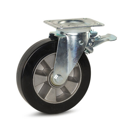 Waste container wheels