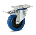 Elastic rubber wheels