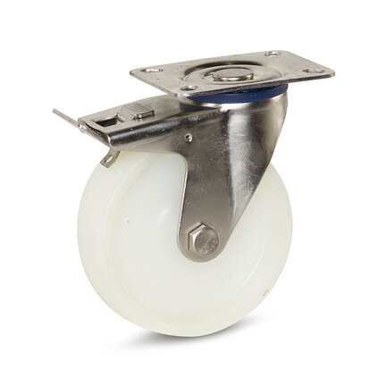 Nylon stainless steel castors