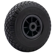MESO Hand truck wheel / Handcart wheel 3.00-4  - Anti-puncture (PU) Black/Black -
