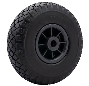MESO Hand truck wheel / Handcart wheel 3.00-4  - Anti-puncture (PU) Black/Black -
