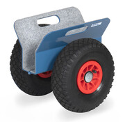 Fetra Fetra plate roller 300 mm - rubber tyres - rubber clamping plates - 250kg