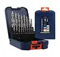 HSS-G spiral drill bit set - DIN 338 - Type N - STEP-X - Blank - 19 pieces
