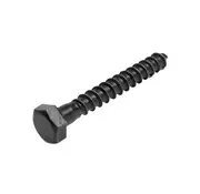 Blackline - Wood threaded bolt - HCP - Black - 8X50 (25 pieces)