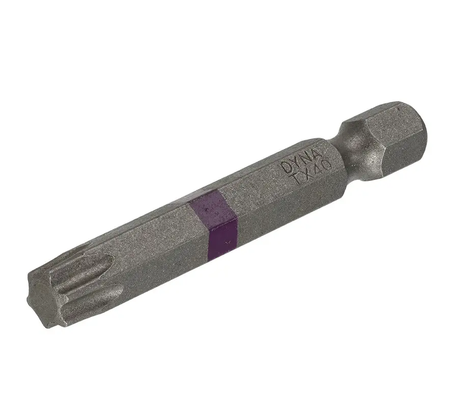 Dynaplus - Screw bit 50MM - TX-40 Purple (5 pieces)