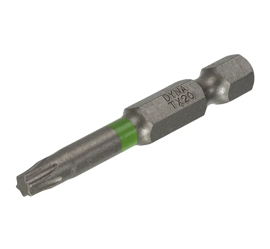 Dynaplus - Screw bit 50MM - TX-20 Green (5 pieces)