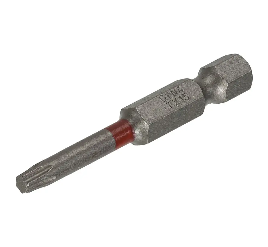Dynaplus - Screw bit 50MM - TX-15 Red (5 pieces)