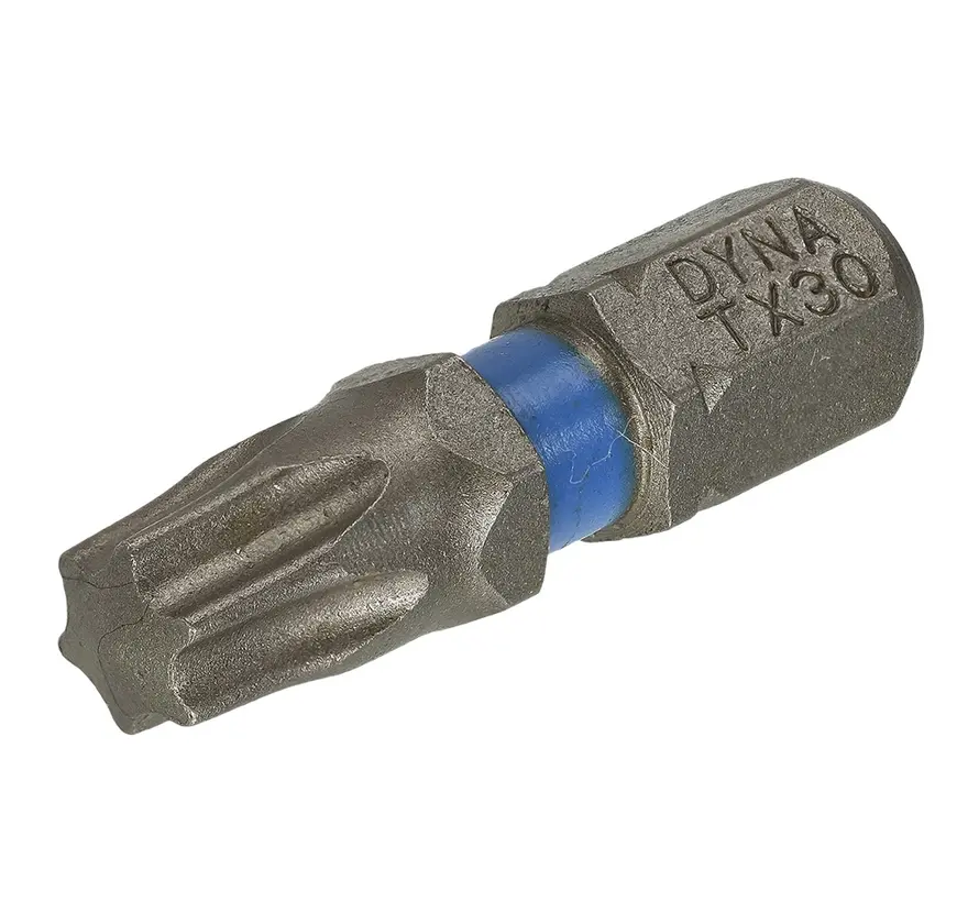 Dynaplus - Screw bit 25MM - TX-30 Blue (10 pieces)