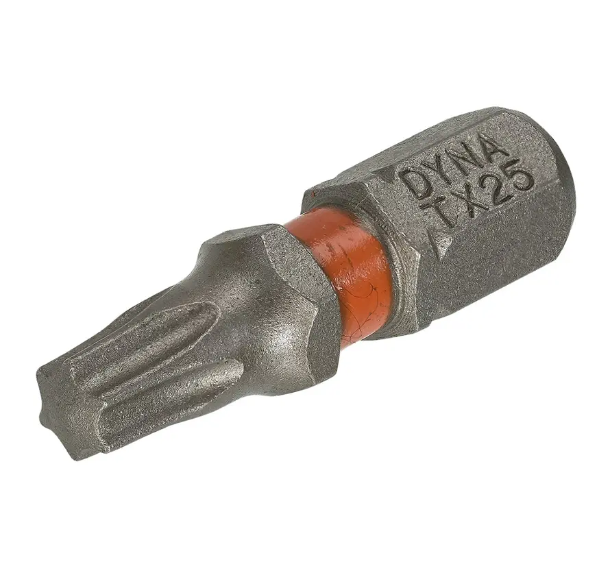 Dynaplus - Screw bit 25MM - TX-25 Orange (10 pieces)