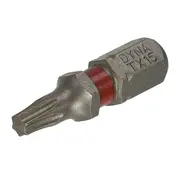 Dynaplus Dynaplus - Screw bit 25MM - TX-15 Red (10 pieces)