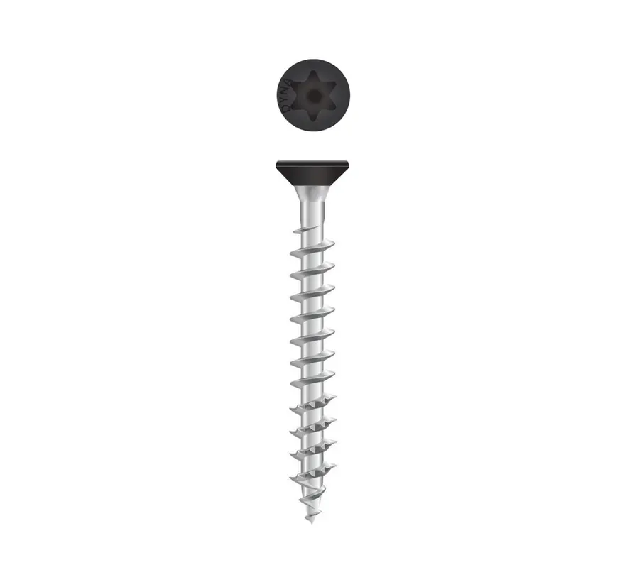 Dynaplus - Fastener screw - VZ PK-8MM - BLACK HEAD TX-20 - 4.5X40 (200 pieces)