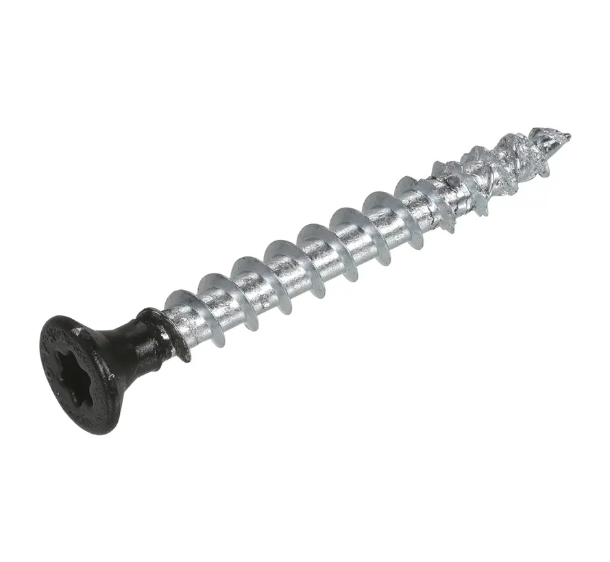 Dynaplus - Fittings screws - Torx 20 - 4 x 40mm - Zinc-plated - Gold thread - Black head (200 pieces)