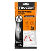 Toggler - Hollow wall plug - TC (20 pieces)