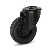 MESO Rubber swivel castor 100 mm - 75 kg